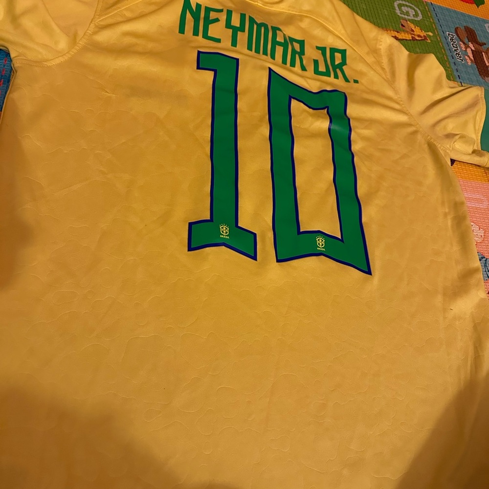 Nike 2022/2023 Brazil Home Soccer Jersey View 3